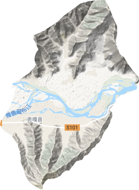 吉雄镇地形地图