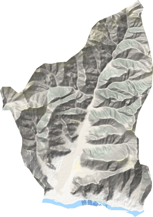 昌果乡地形地图