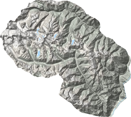 拉郊乡地形地图
