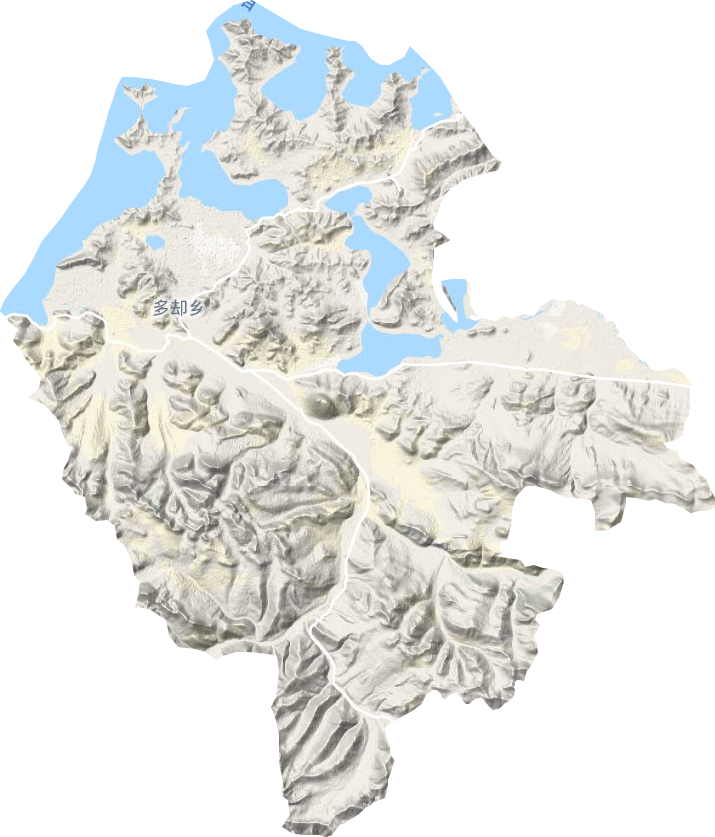 多却乡地形地图