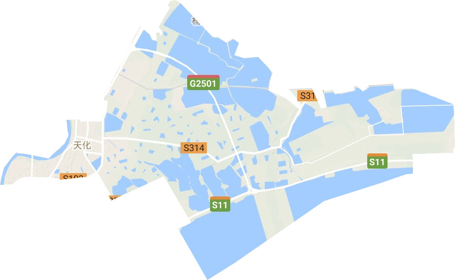 寨上街道地形地图