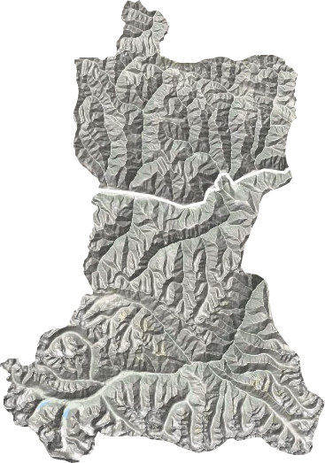 白嘎乡地形地图