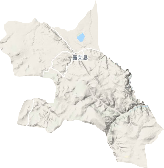聂荣镇地形地图