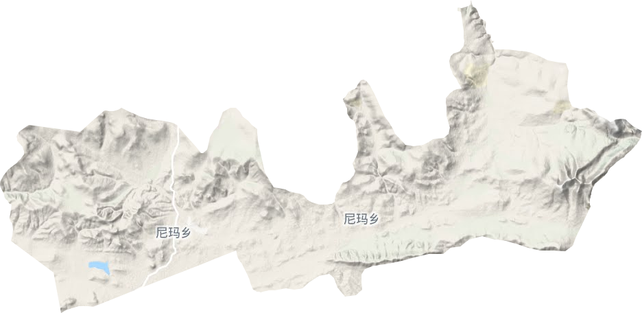 尼玛乡地形地图