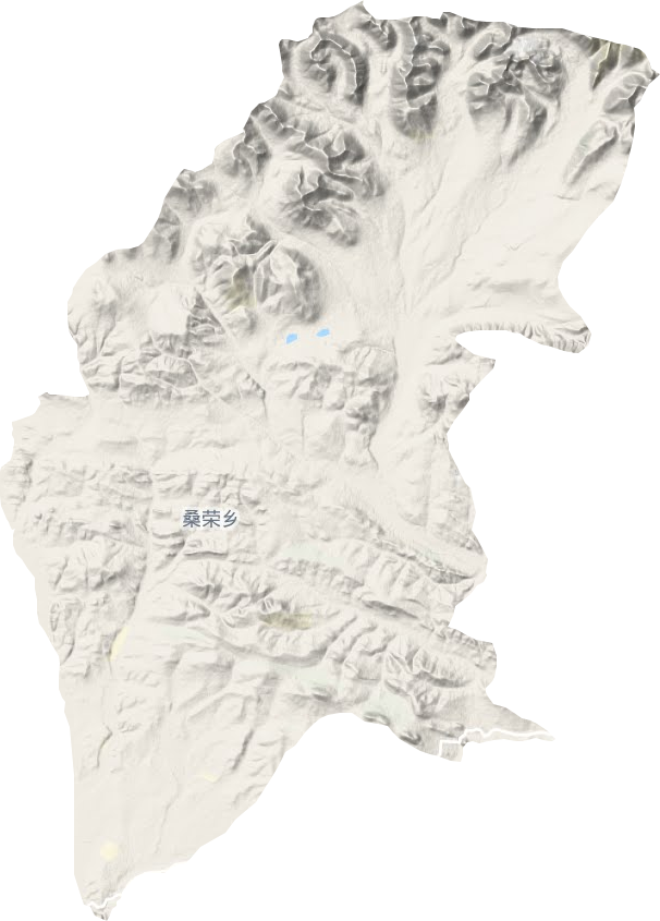 桑荣乡地形地图