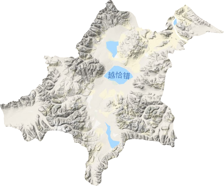 巴扎乡地形地图