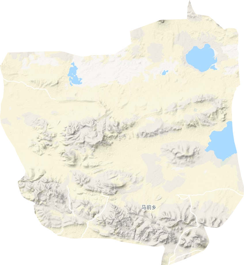 马前乡地形地图