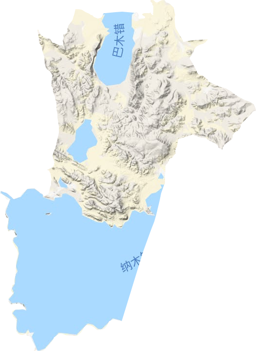 青龙乡地形地图