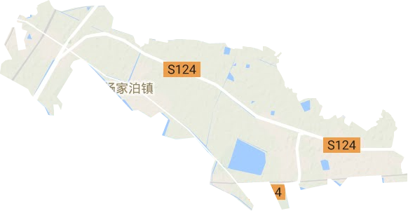 杨家泊镇地形地图