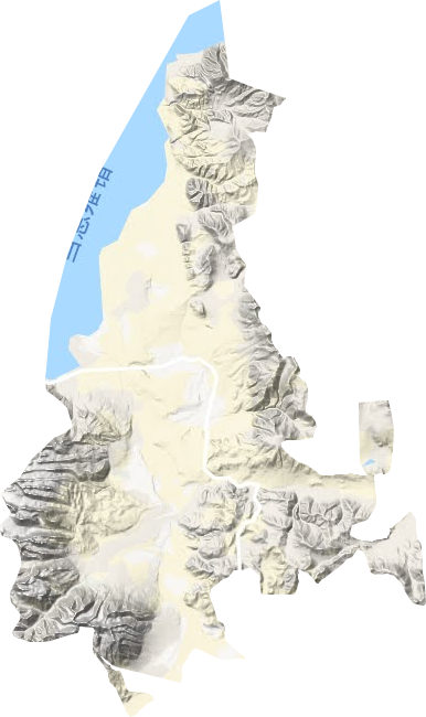 达果乡地形地图