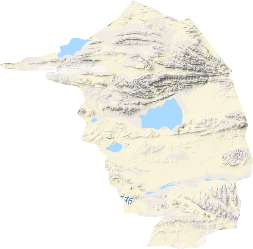 巴岭乡地形地图