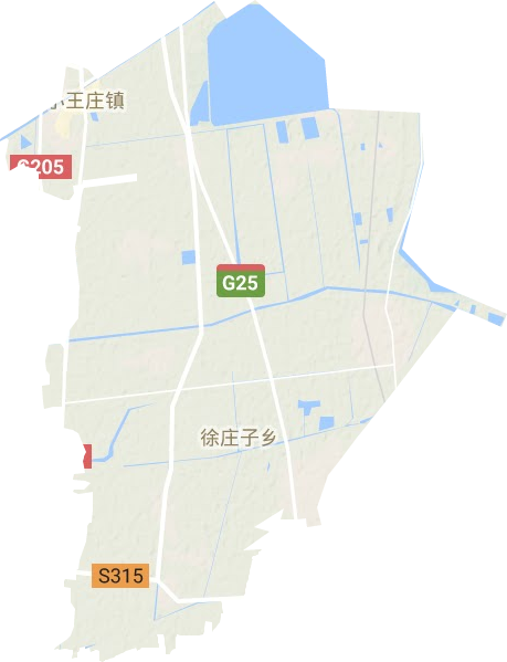 小王庄镇地形地图