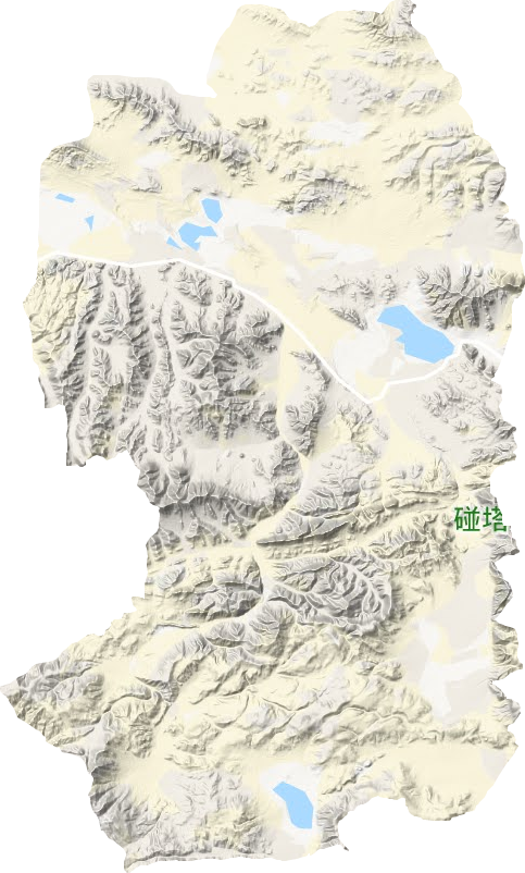 文布当桑乡地形地图