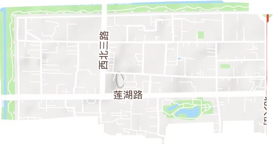 青年路街道地形地图