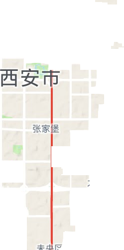 张家堡街道地形地图