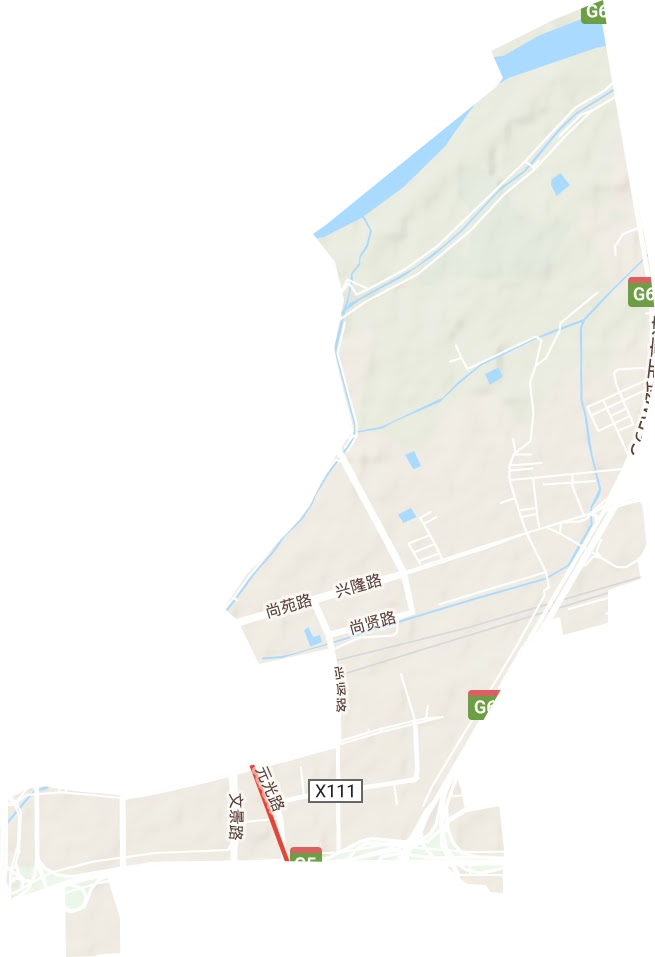 草滩街道地形地图
