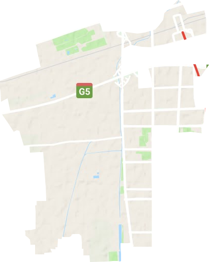 汉城街道地形地图