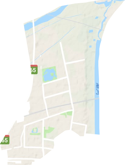 未央湖街道地形地图