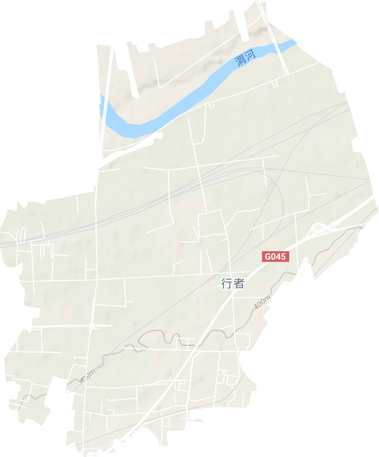 行者街道地形地图