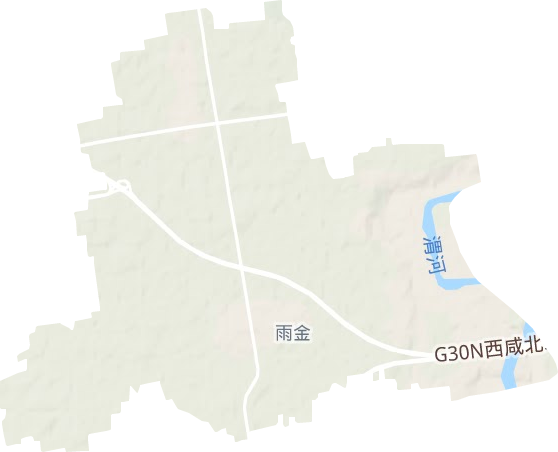 雨金街道地形地图