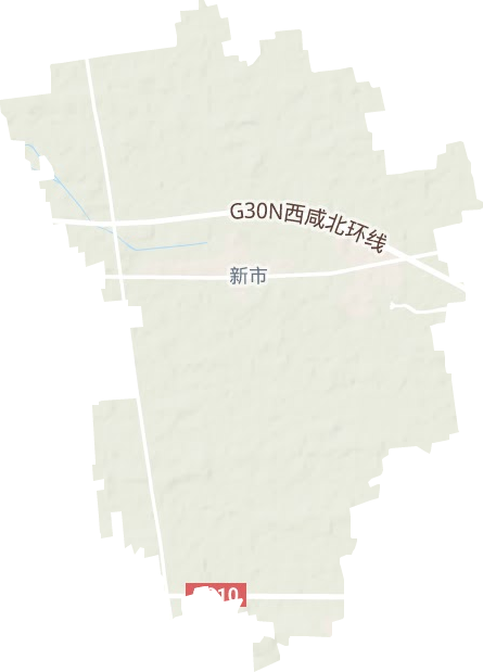 新市街道地形地图