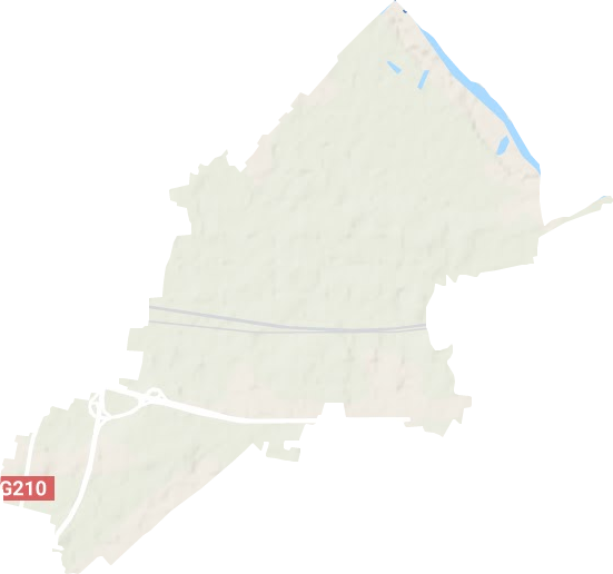西泉街道地形地图