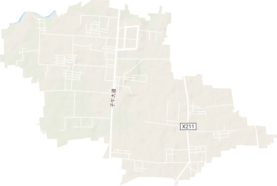 黄良街道地形地图