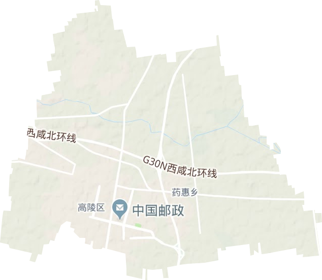 鹿苑街道地形地图