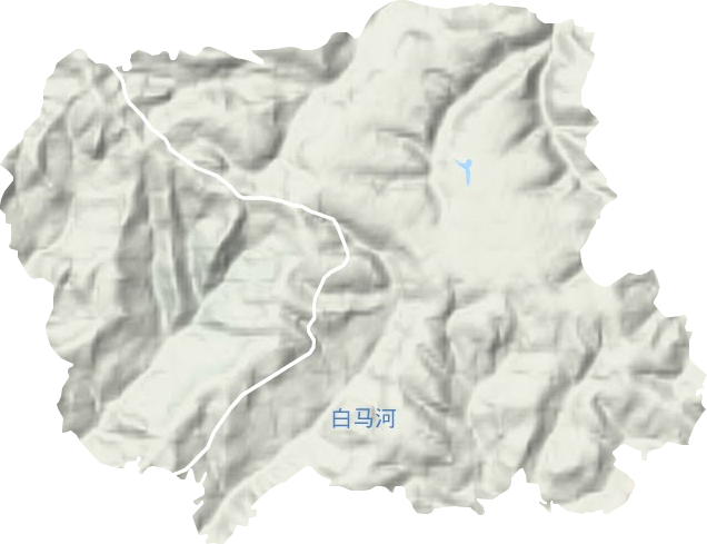 三官庙镇地形地图