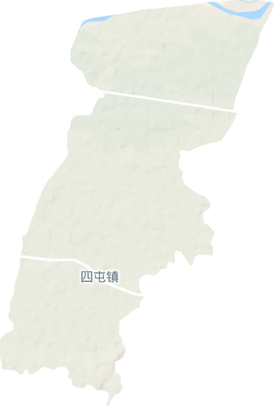 四屯镇地形地图