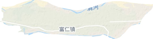富仁镇地形地图