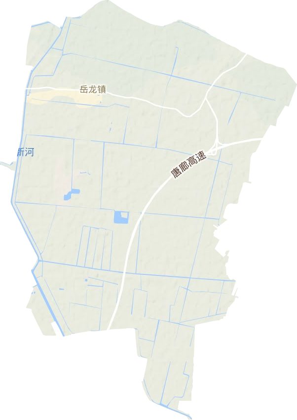 岳龙镇地形地图