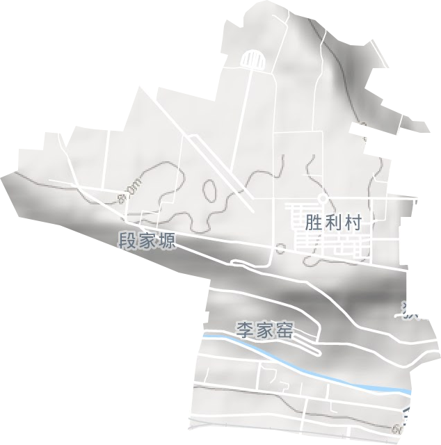 中山西路街道地形地图