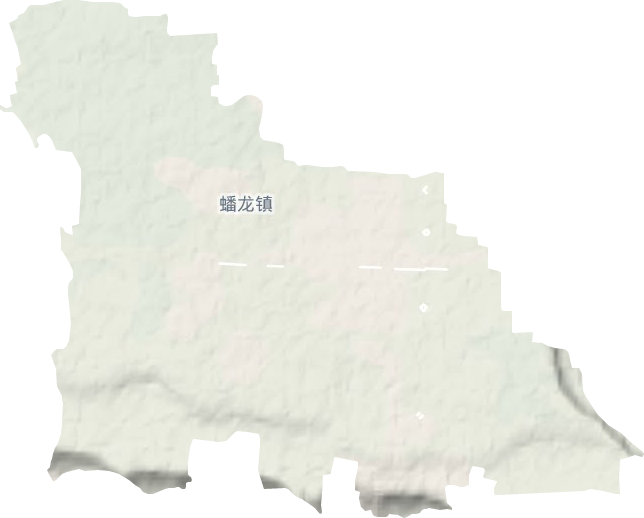 蟠龙镇地形地图