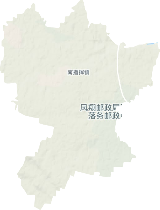 南指挥镇地形地图