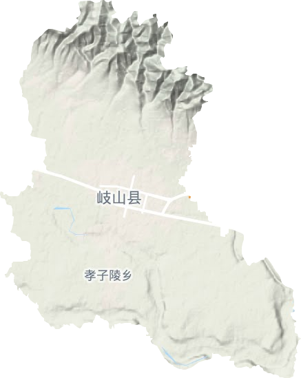 凤鸣镇地形地图