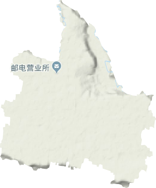 枣林镇地形地图