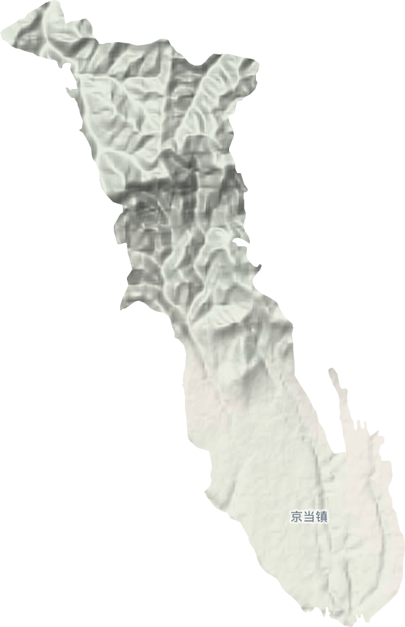 京当镇地形地图