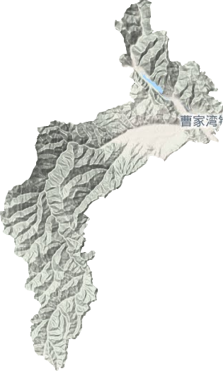 曹家湾镇地形地图