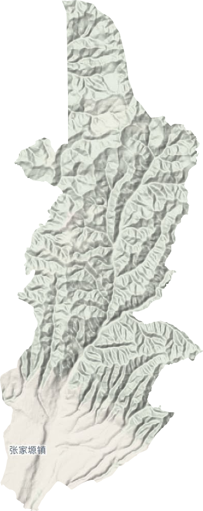张家塬镇地形地图