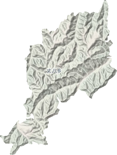 丈八镇地形地图