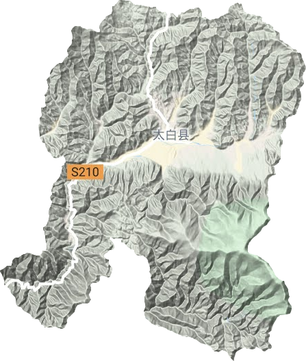 咀头镇地形地图