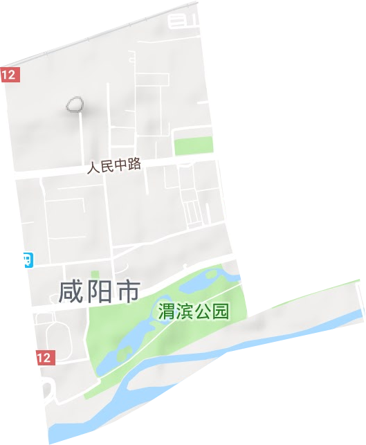 人民路街道地形地图