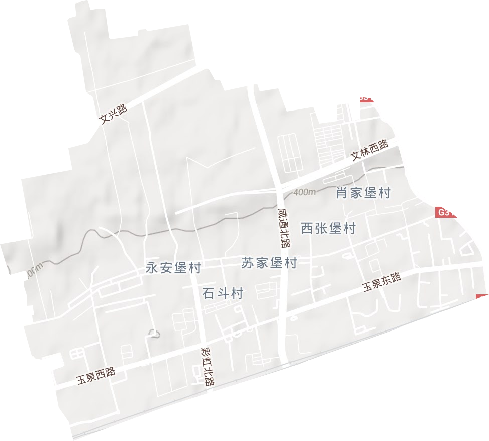 古渡街道地形地图