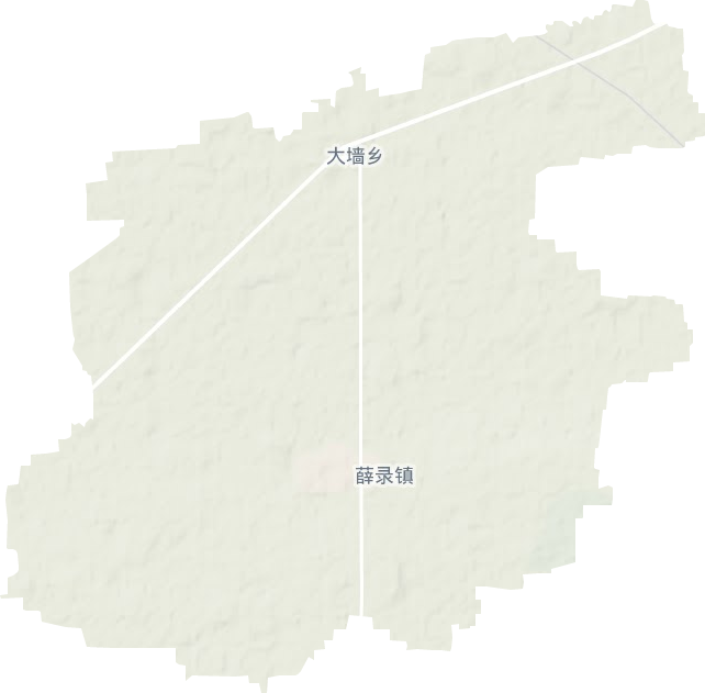 薛录镇地形地图