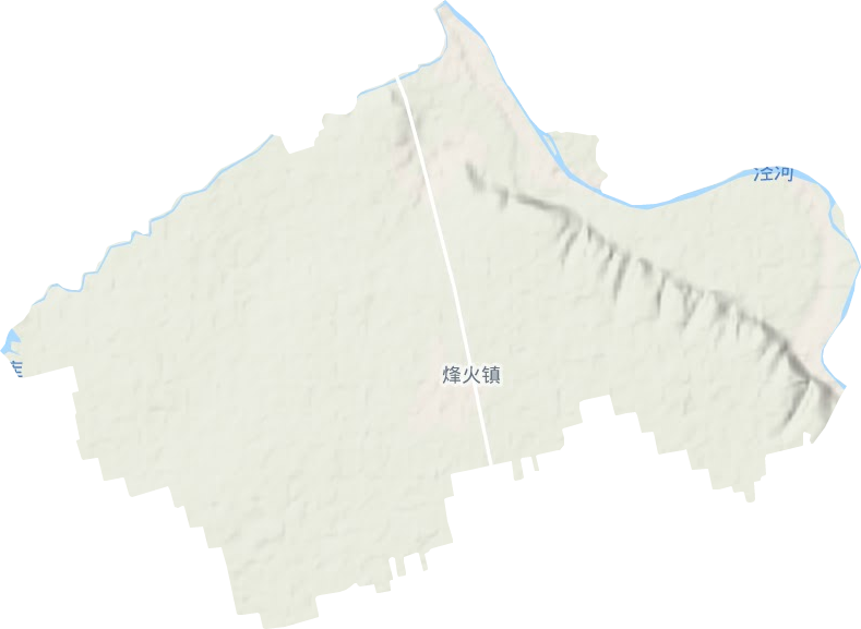 烽火镇地形地图
