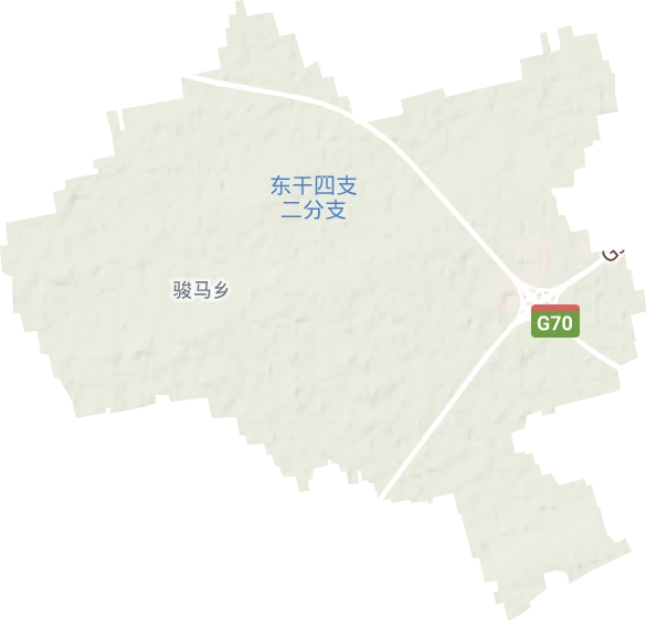 骏马镇地形地图