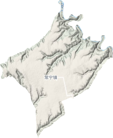 常宁镇地形地图