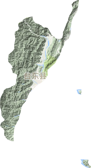 台东县地形地图