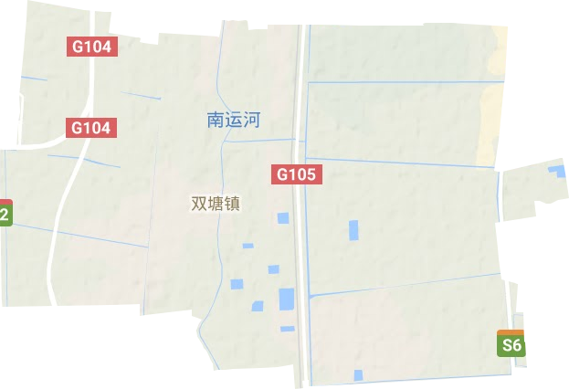 双塘镇地形地图